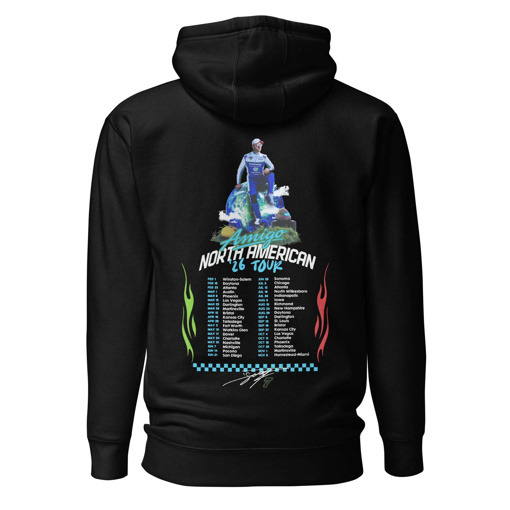 NA '26 Tour Hoodie – Daniel Suárez Racing Shop