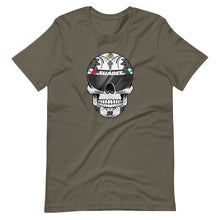 Load image into Gallery viewer, Helmet Visor Skull t-shirt
